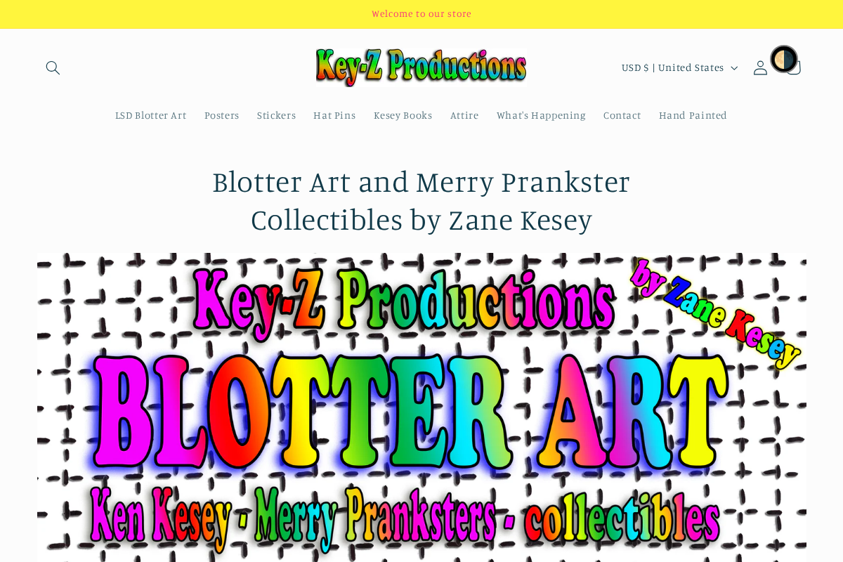 acidblotter.com homepage screenshot