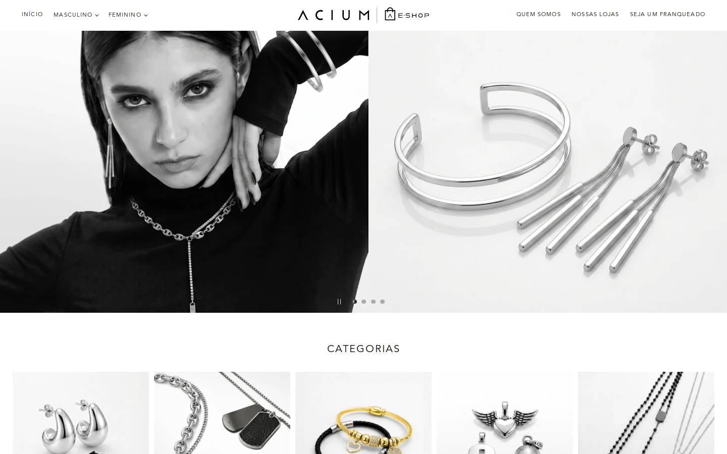 acium.com.br homepage screenshot