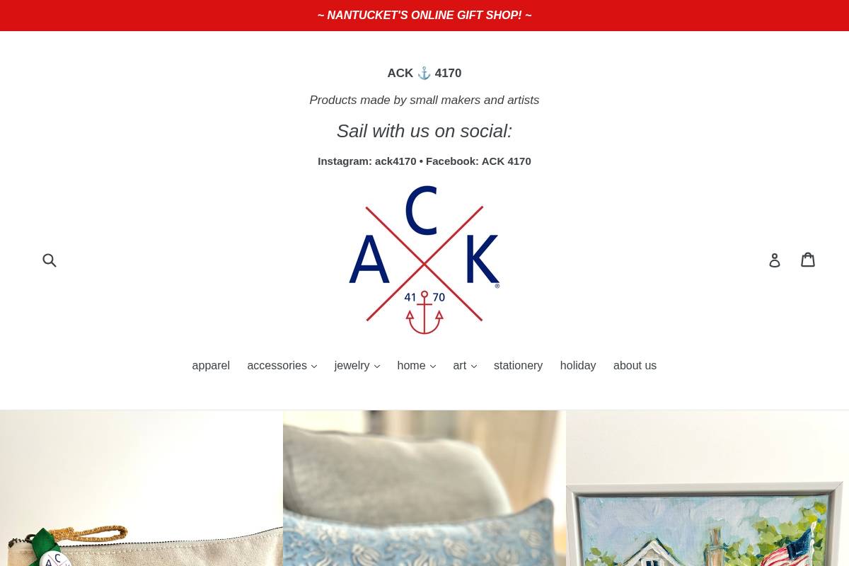ack4170.com homepage screenshot