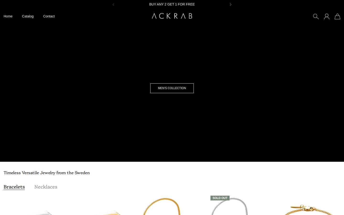 ackrab.com homepage screenshot