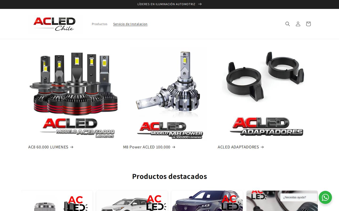acledchile.cl homepage screenshot