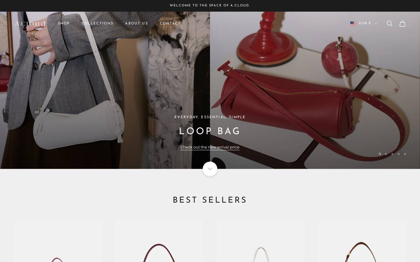 acloud-official.com homepage screenshot