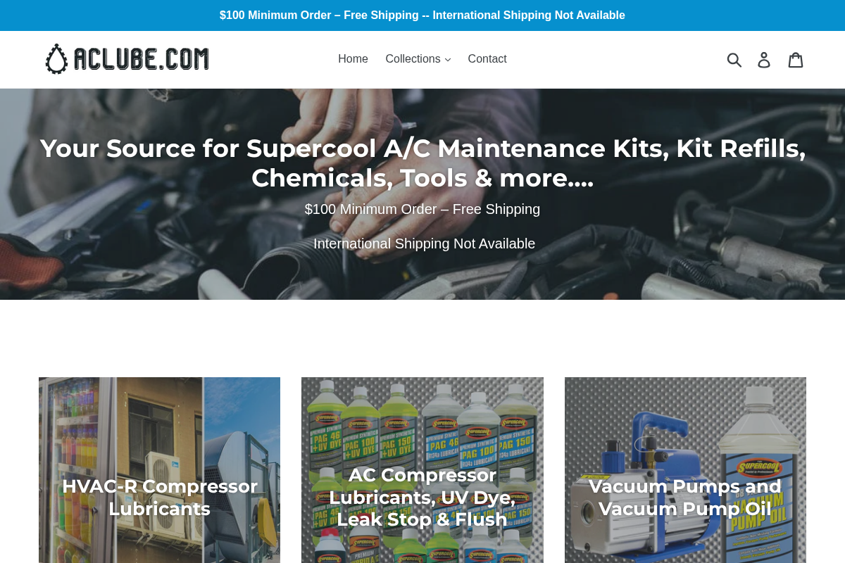 aclube.com homepage screenshot