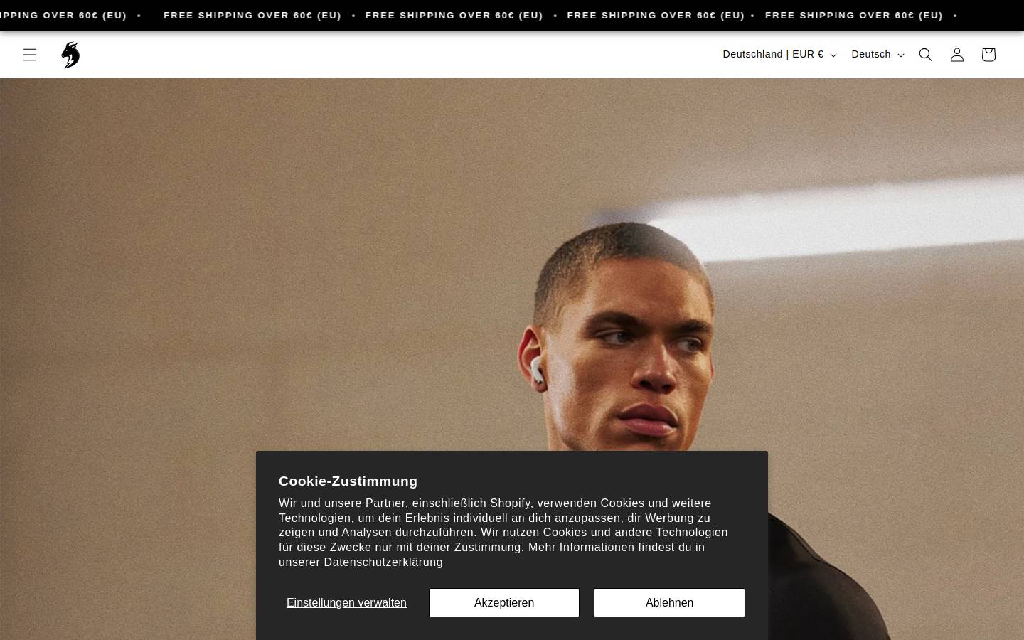 acmeathletica.com homepage screenshot