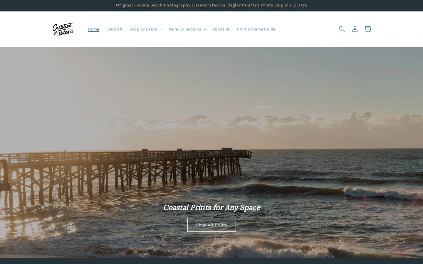 acoastalprint.com homepage screenshot