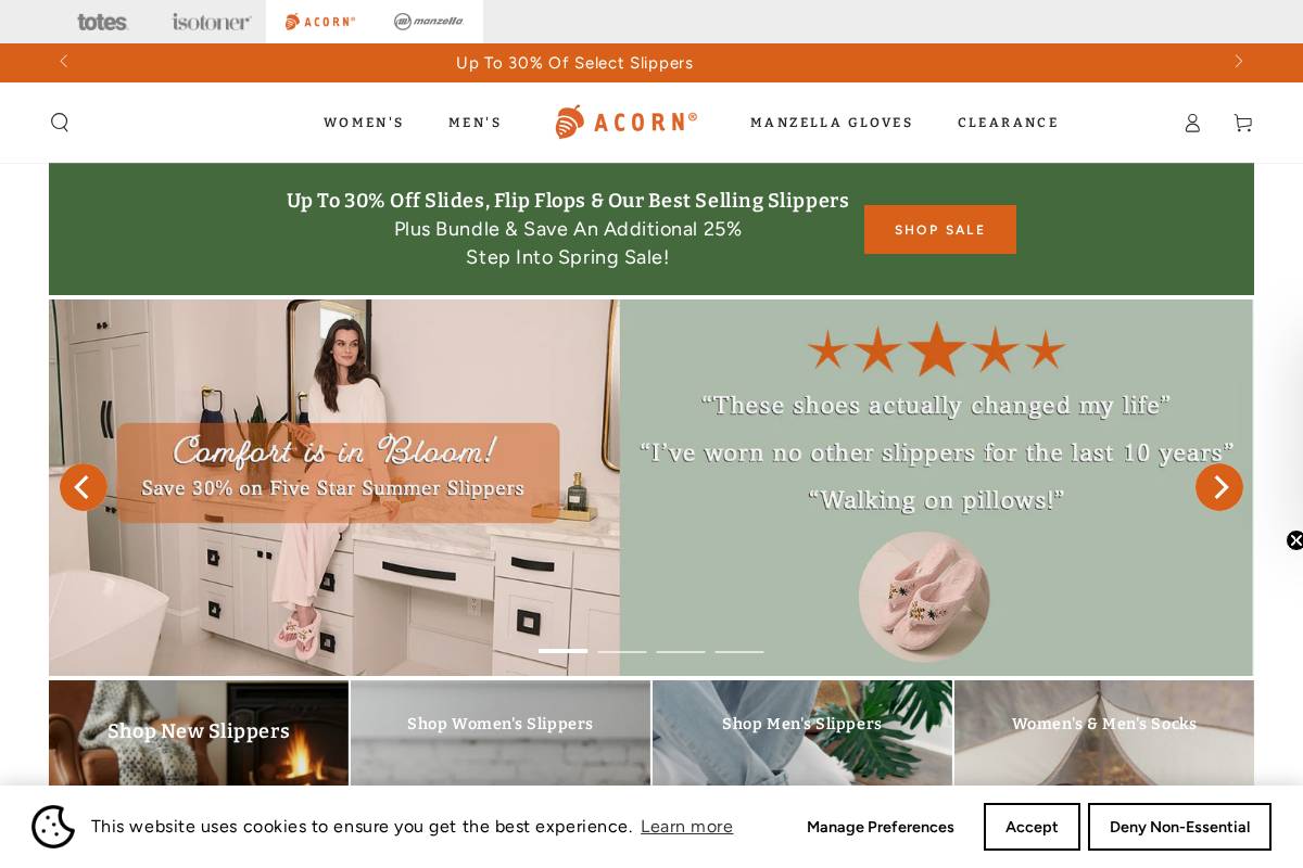 acorn.com homepage screenshot