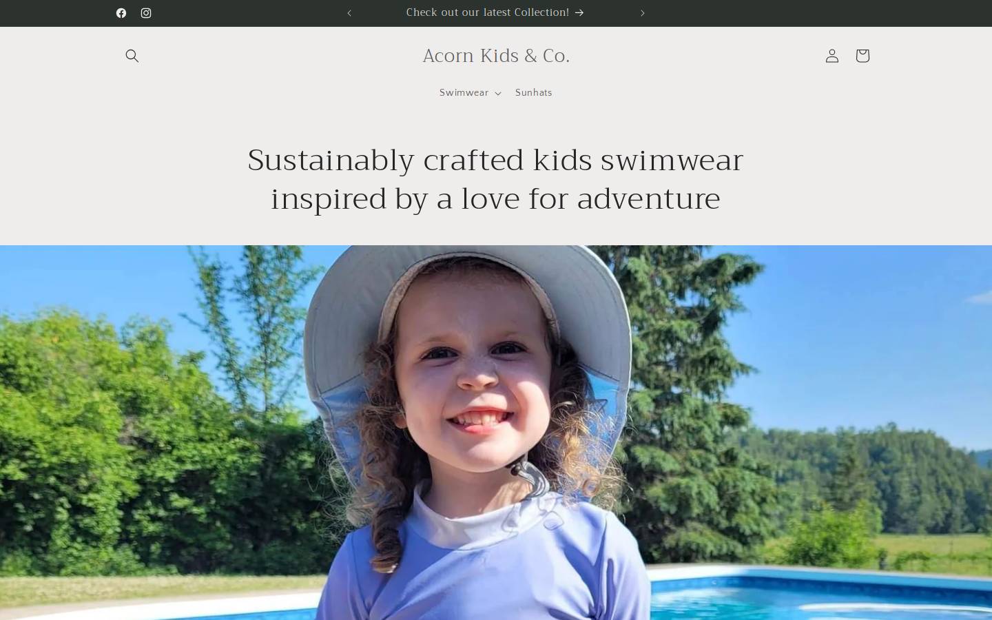 acornkidsandco.com homepage screenshot