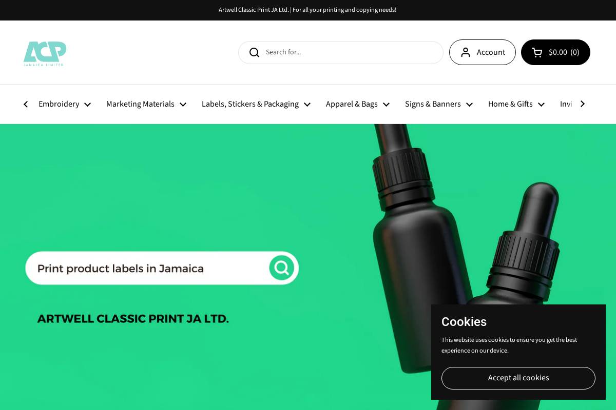 acpja.com homepage screenshot