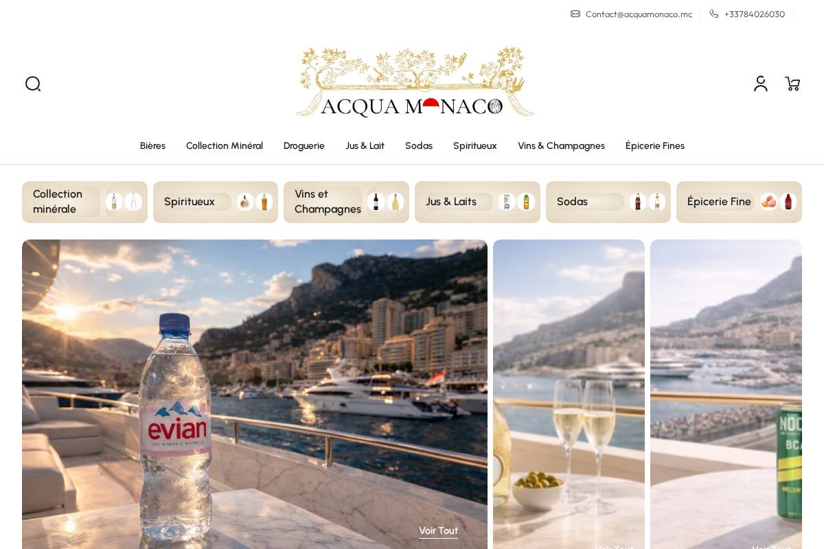 acquamonte-carlo.com homepage screenshot