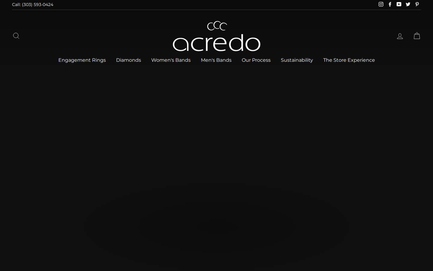 acredo-rings.com homepage screenshot