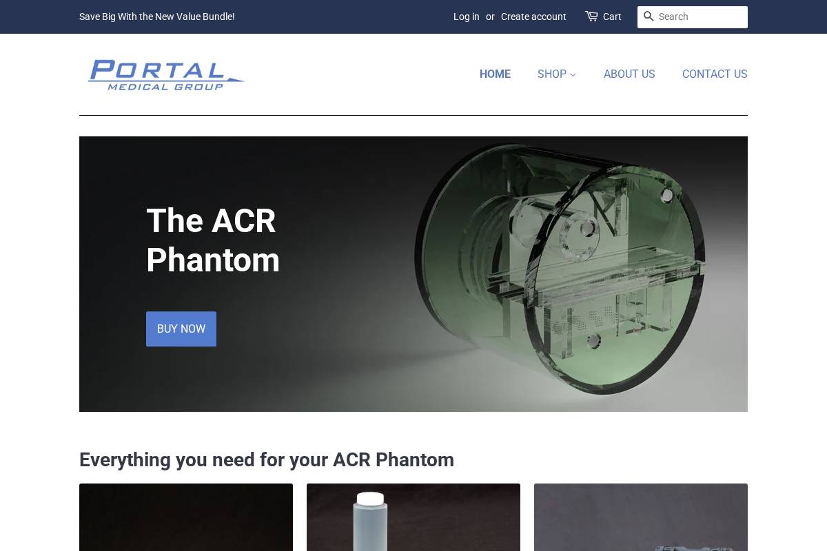 acrphantom.com homepage screenshot