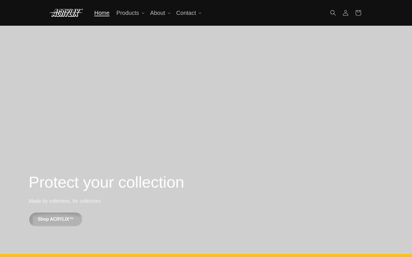 acrylix.com.au homepage screenshot