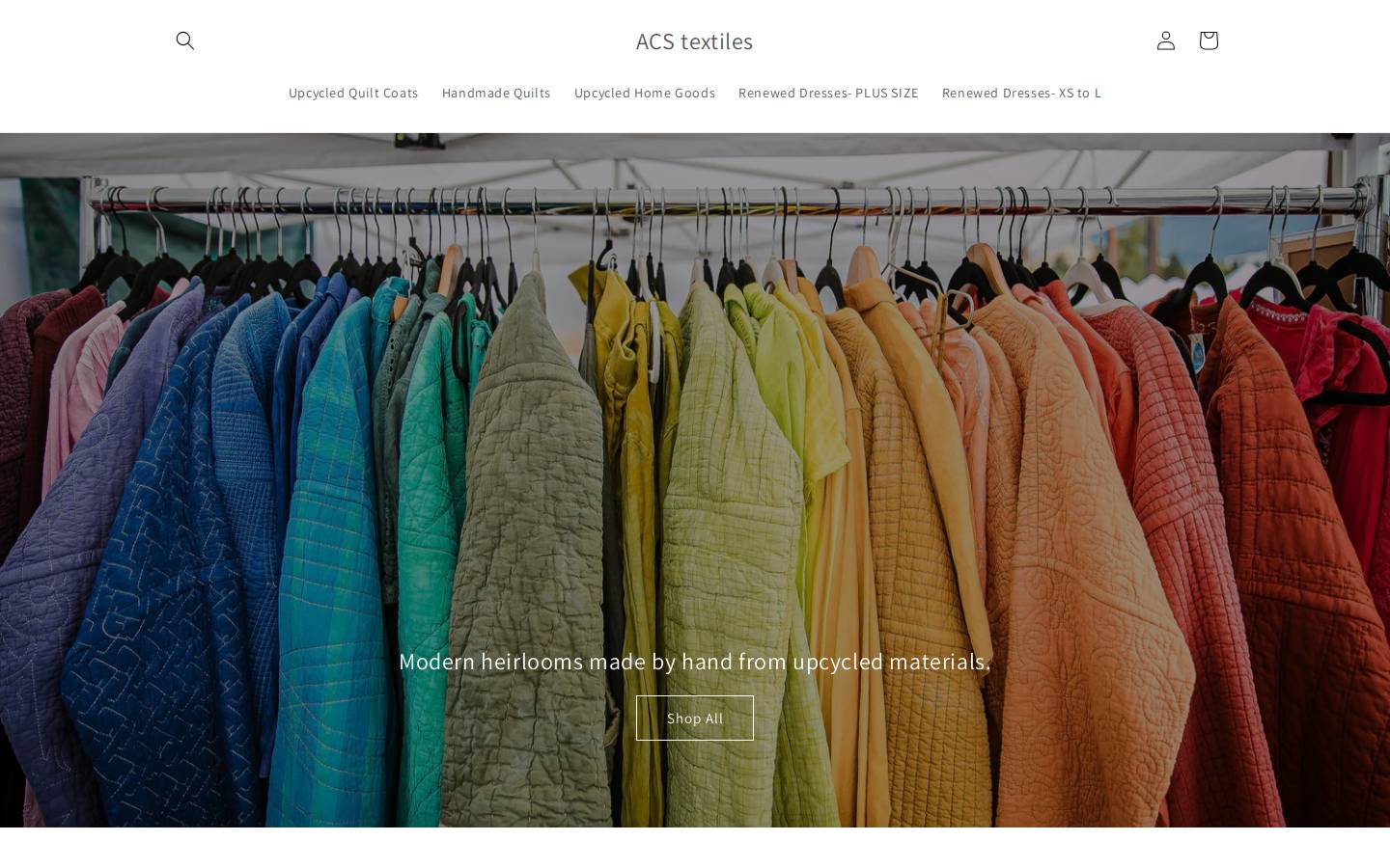acs-textiles.com homepage screenshot