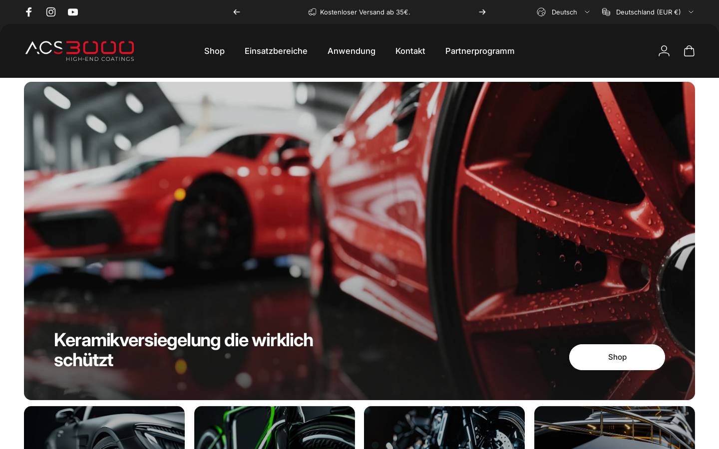 acs3000.com homepage screenshot