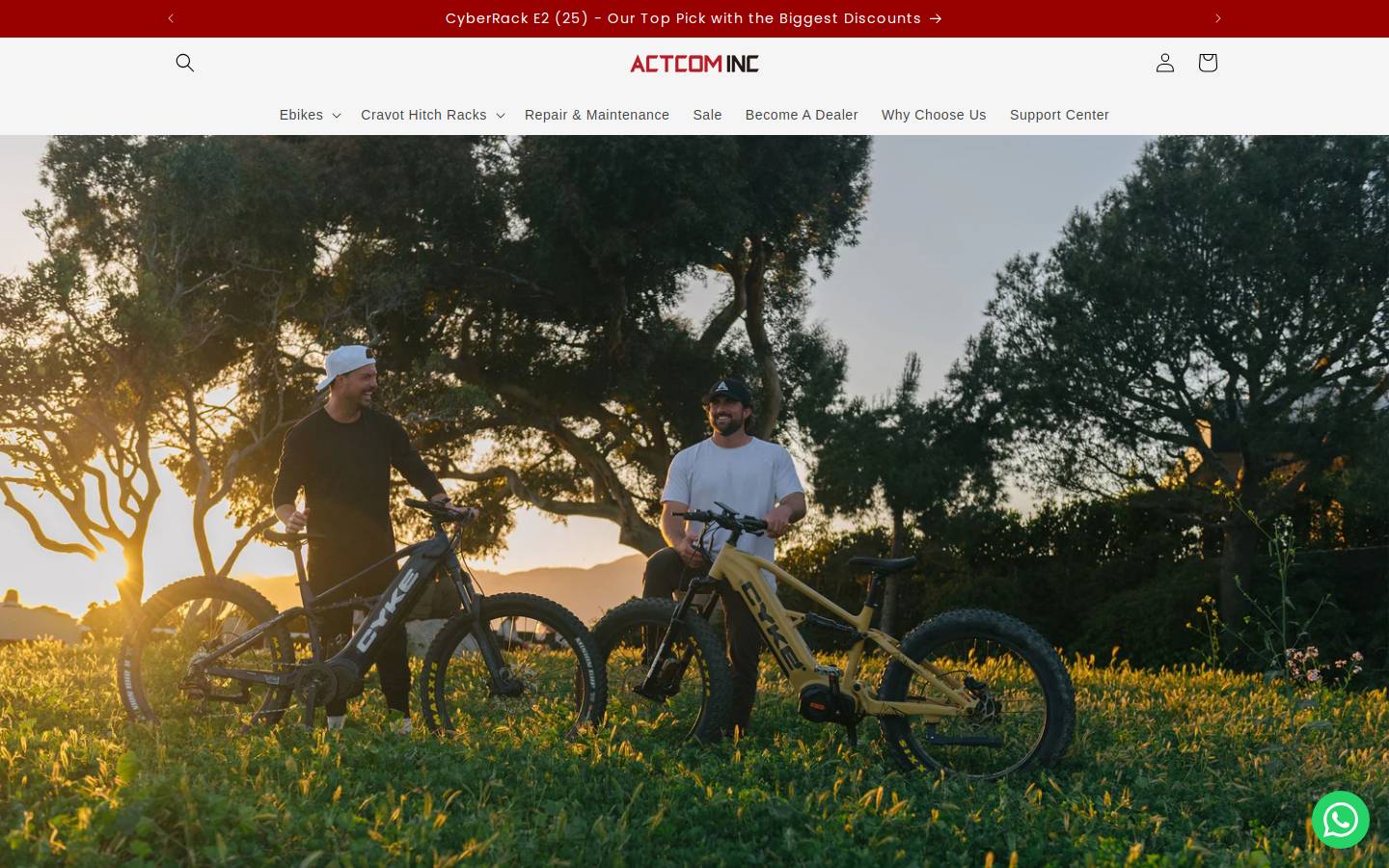 actcominc.com homepage screenshot