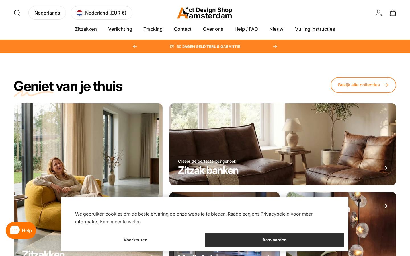 Actdesignshop homepage screenshot