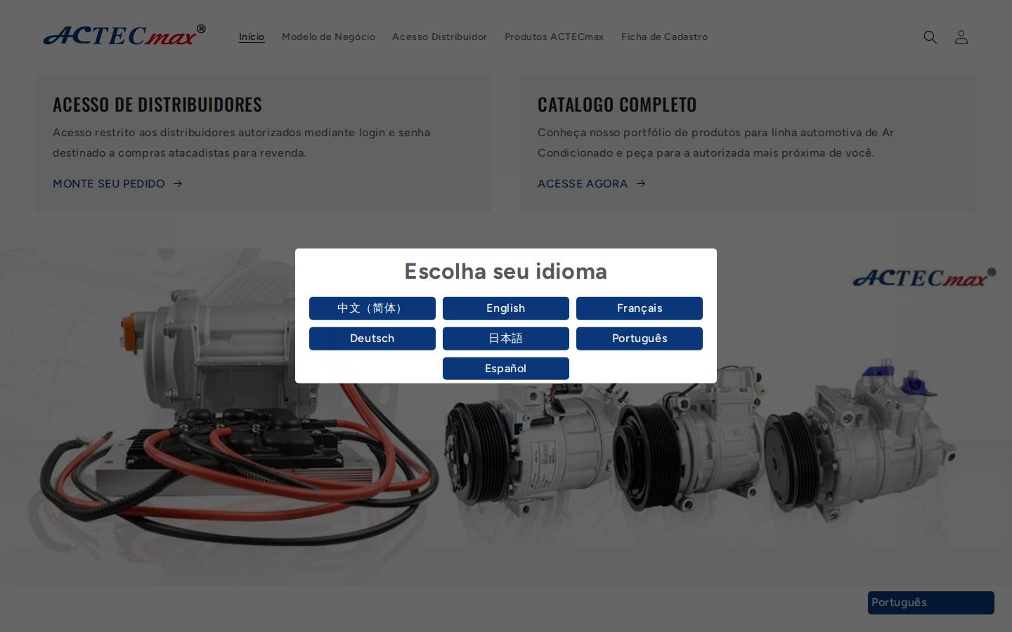 actecmax.com.br homepage screenshot