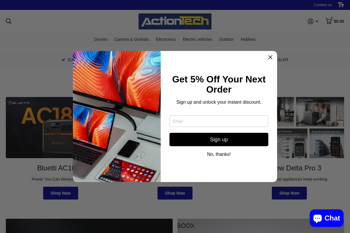 Actiontech homepage screenshot