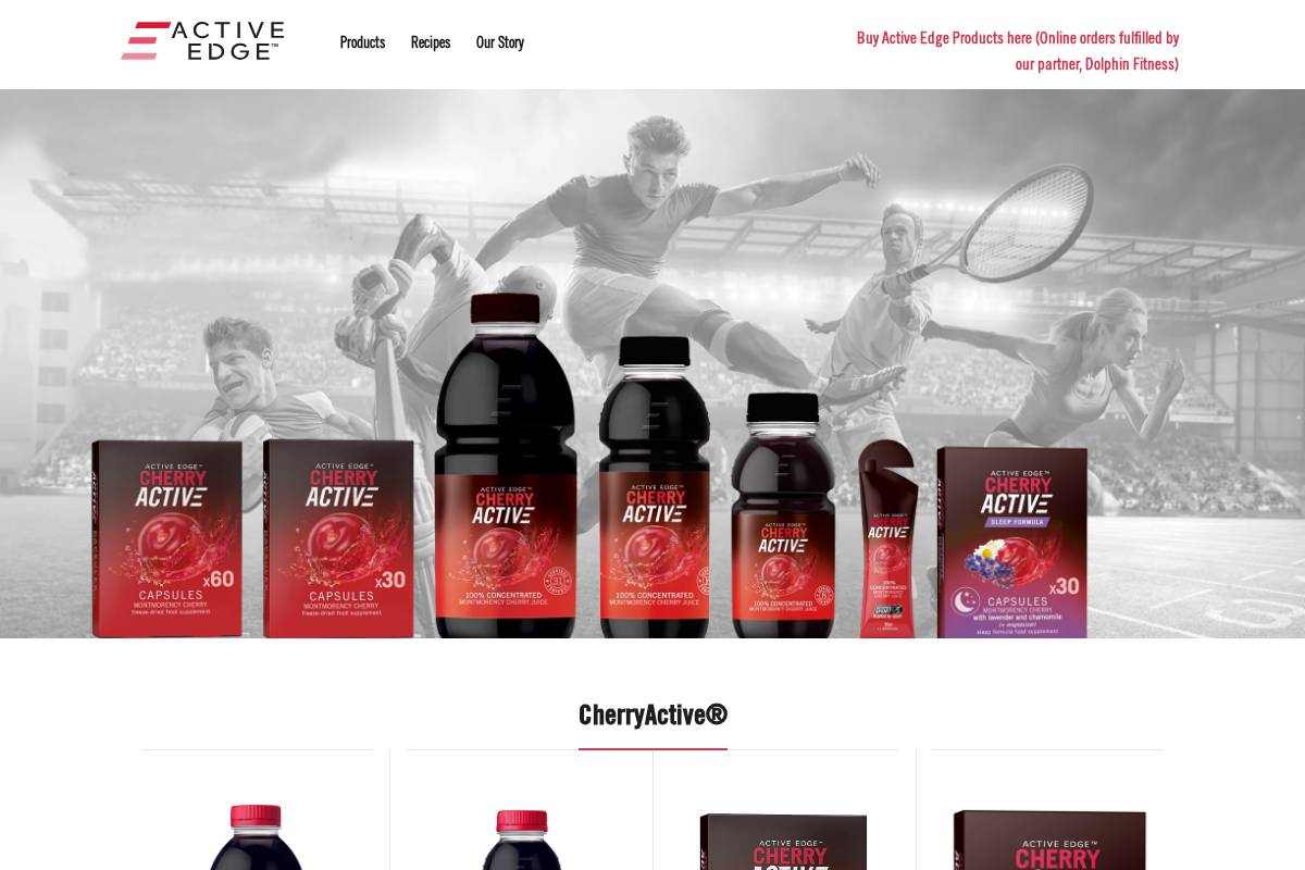 active-edge.co.uk homepage screenshot