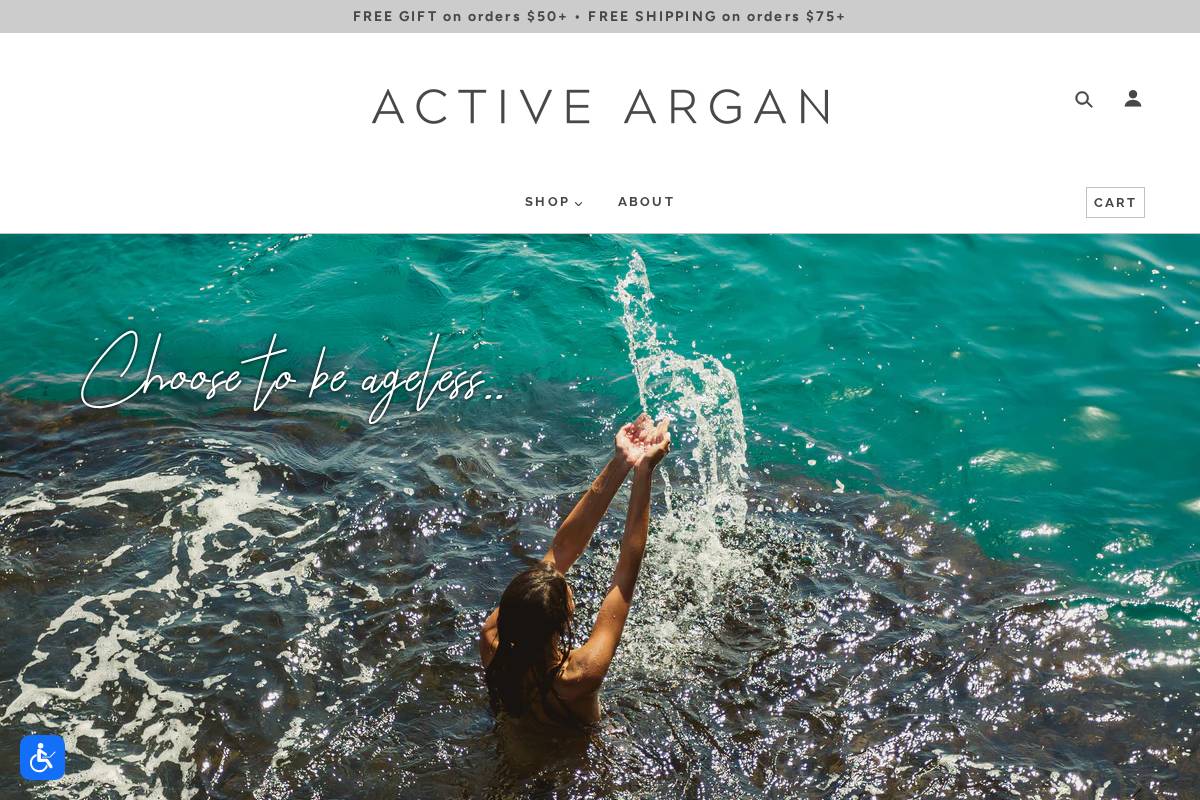 activeargan.com homepage screenshot
