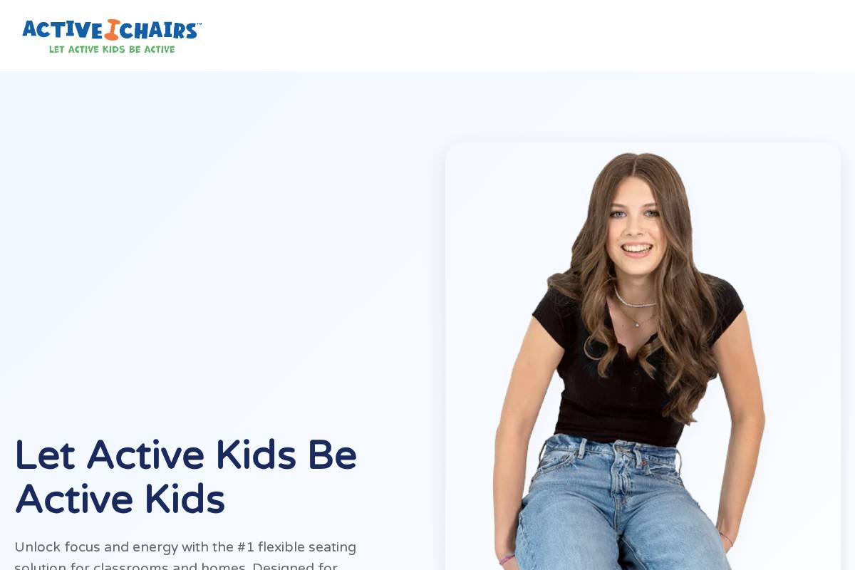 activechairs.com homepage screenshot