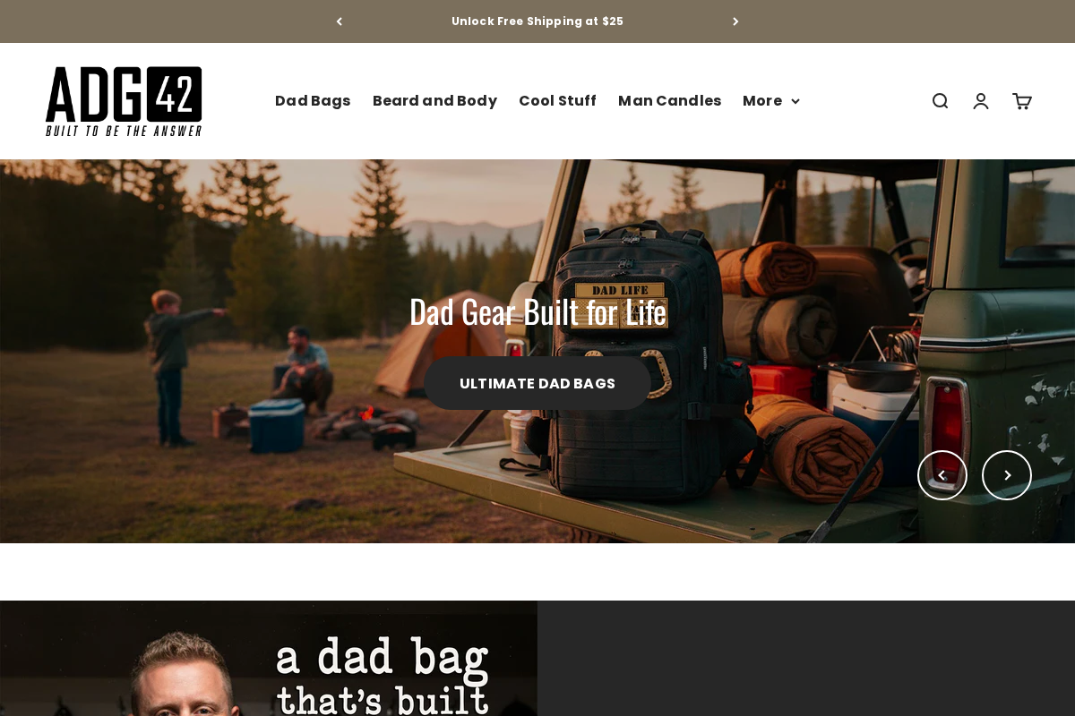 activedoodiegear.com homepage screenshot