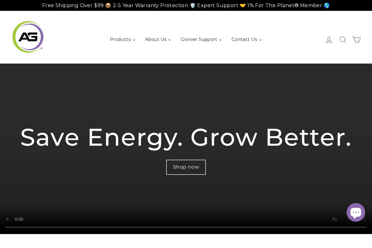 Active Grow homepage screenshot
