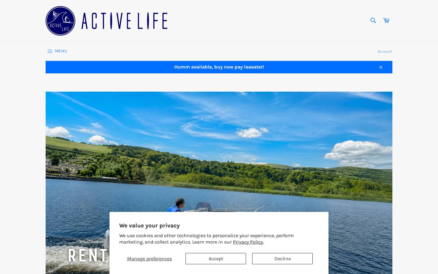 activelife.ie homepage screenshot