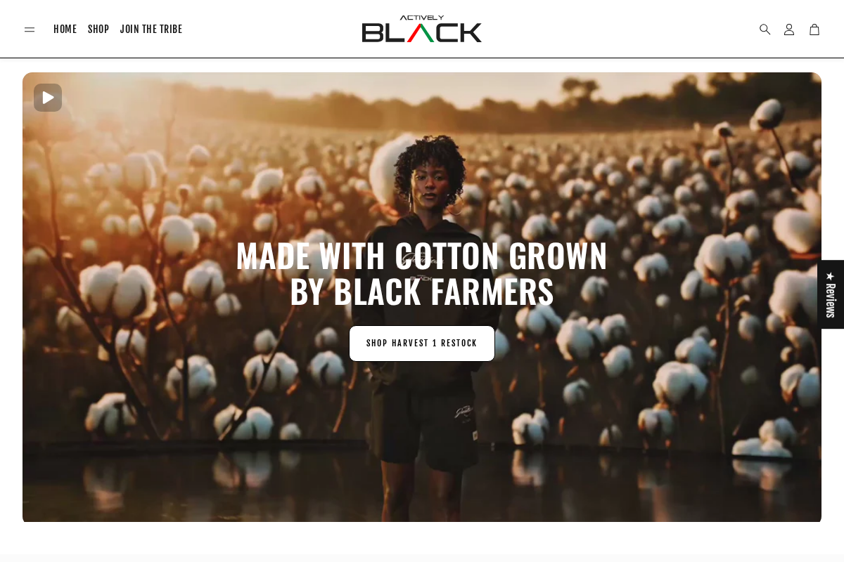 activelyblack.com homepage screenshot
