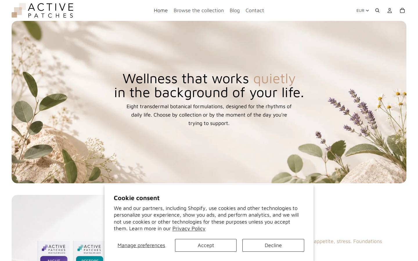 activepatches.com homepage screenshot