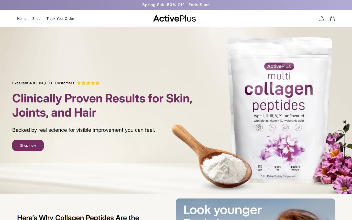 activeplus.co homepage screenshot