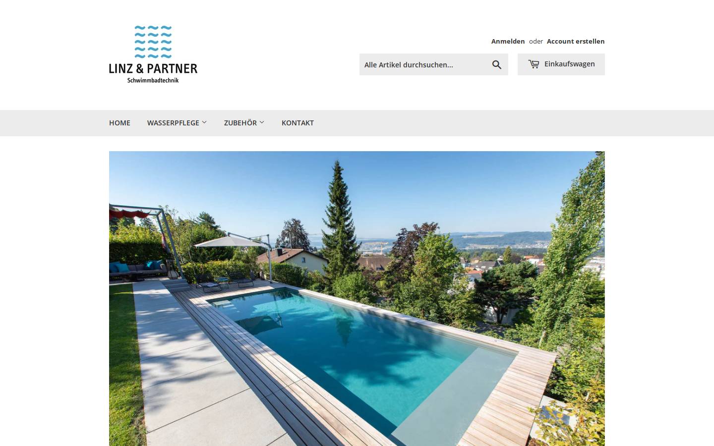 activepool.ch homepage screenshot