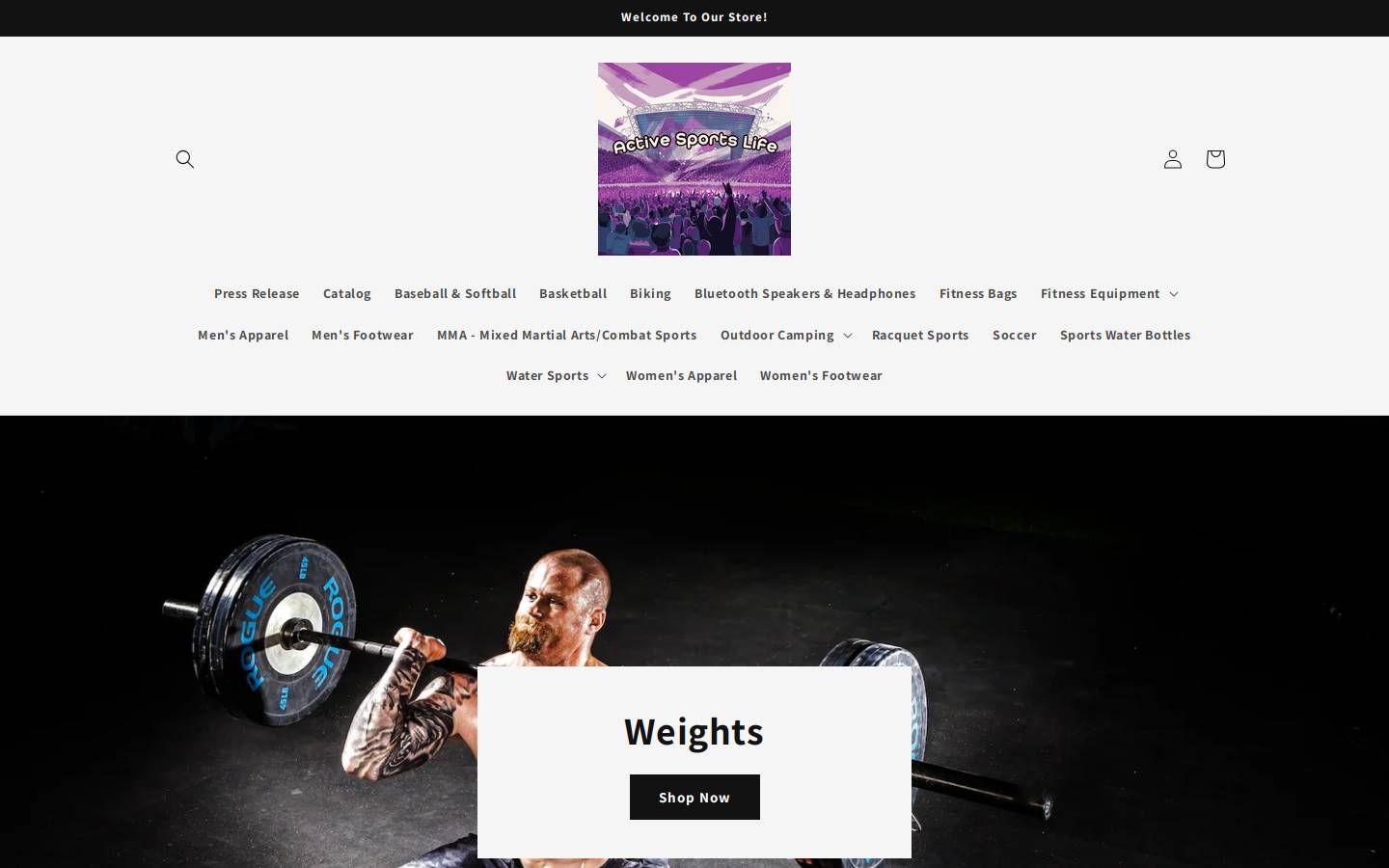 activesportslife.com homepage screenshot