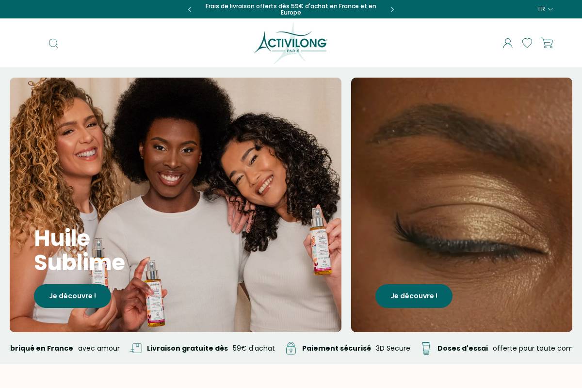 Activilong homepage screenshot