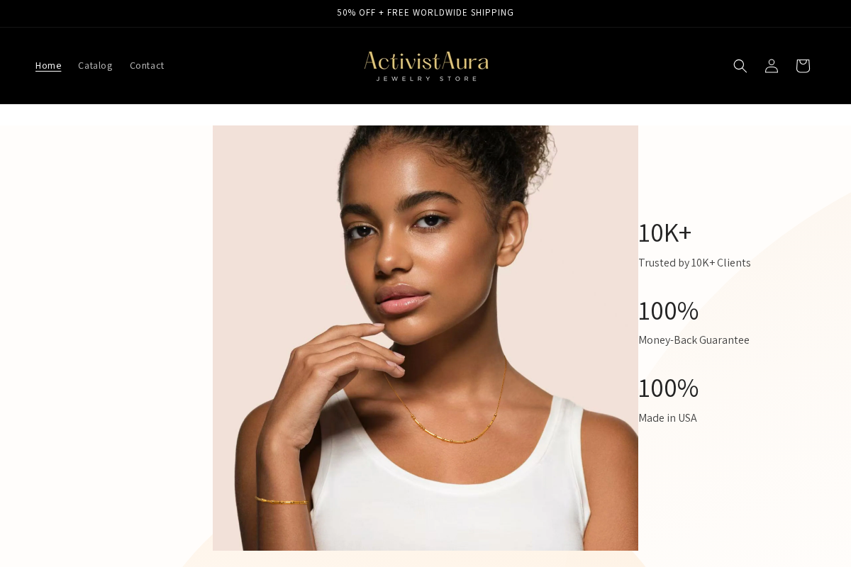 Activistaura homepage screenshot