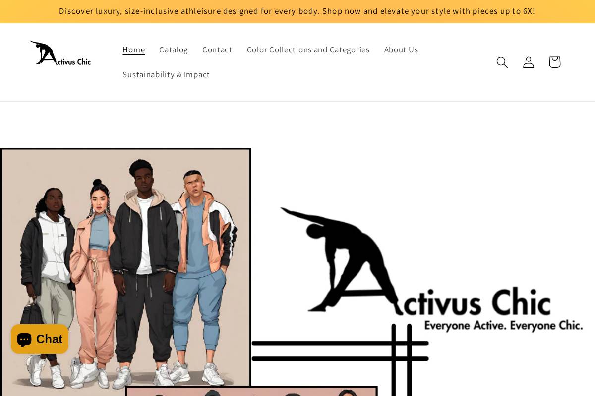 activuschic.com homepage screenshot
