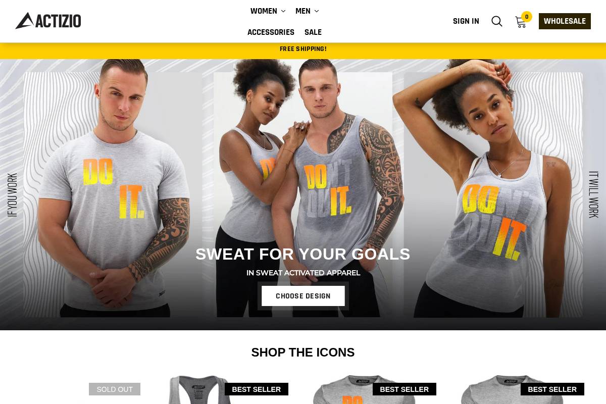 actizio.com homepage screenshot