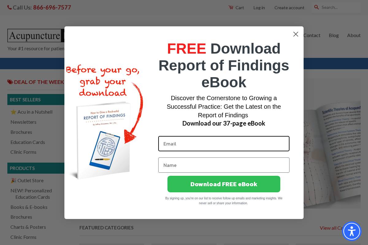 acupuncturemediaworks.com homepage screenshot