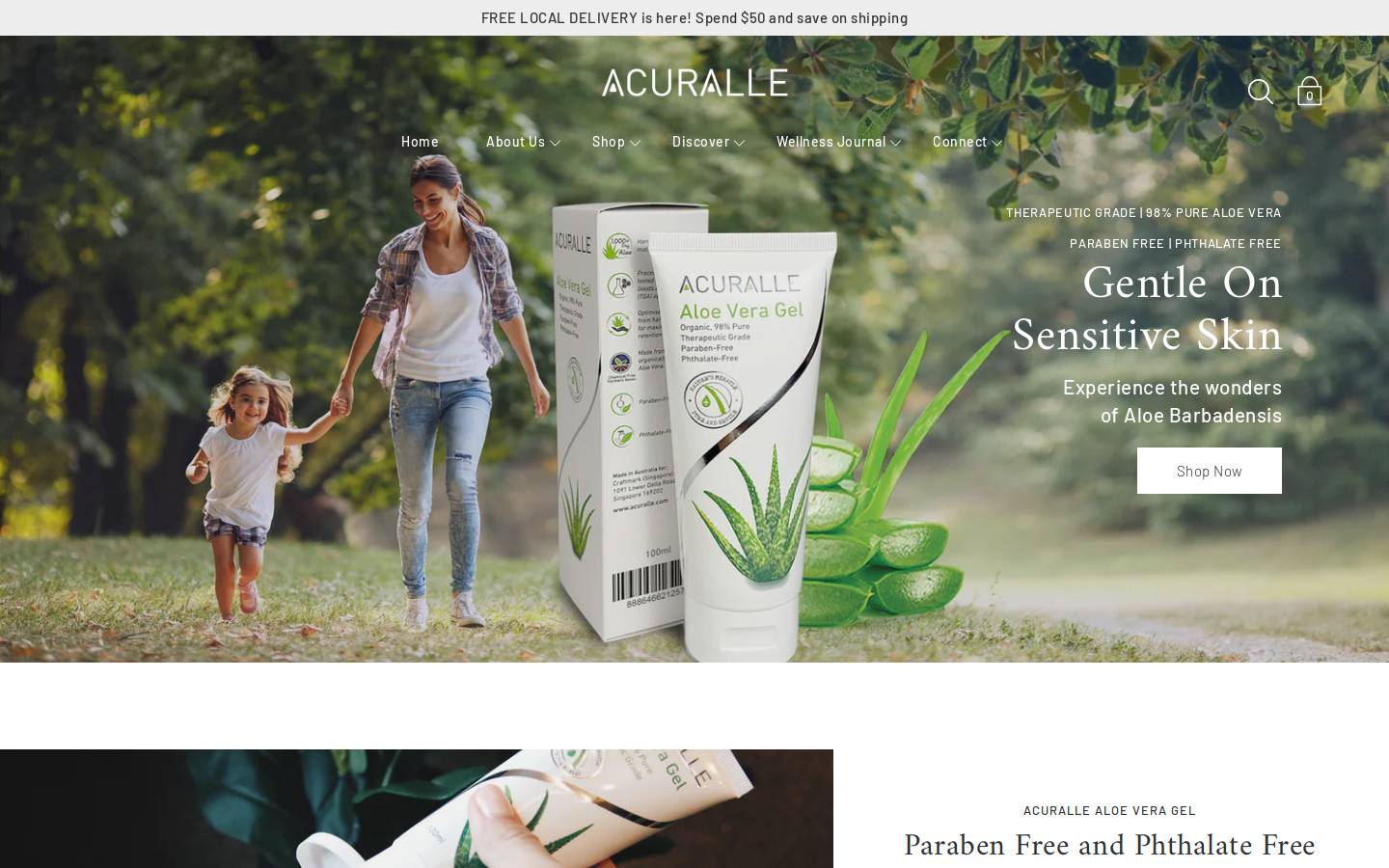 acuralle.com homepage screenshot