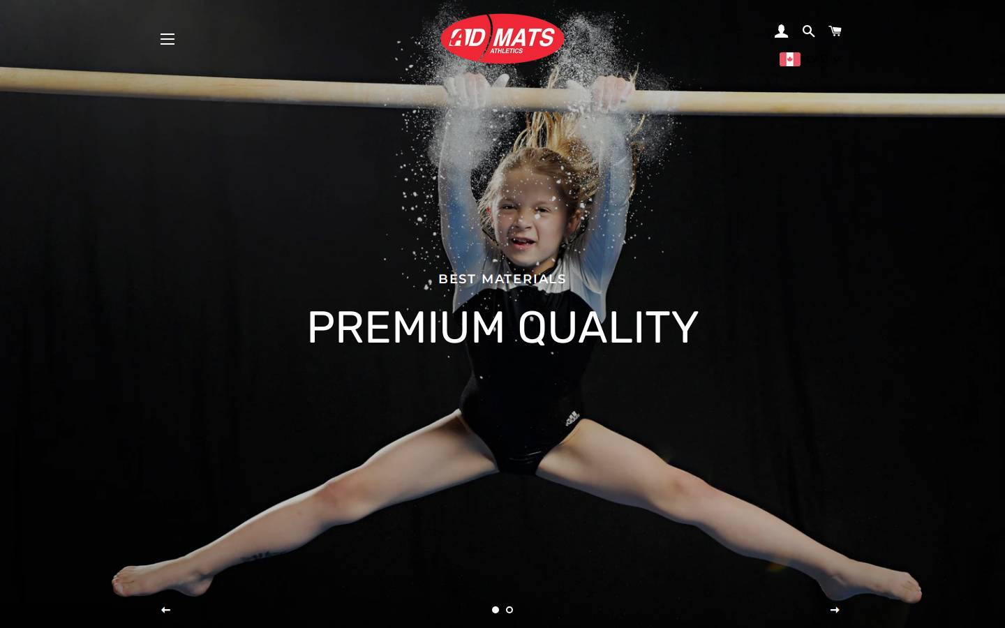 ad-mats.com homepage screenshot