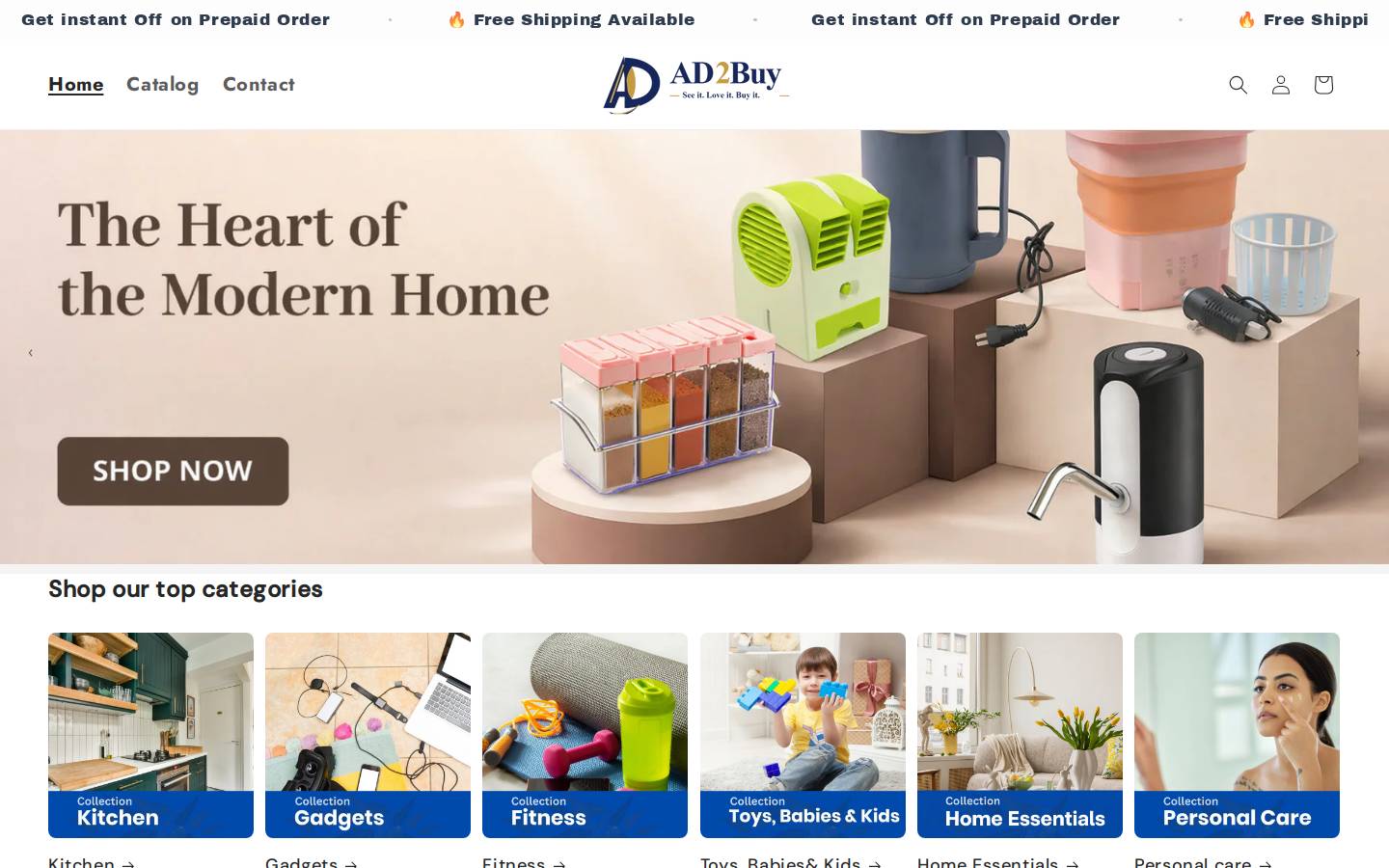 ad2buy.com homepage screenshot