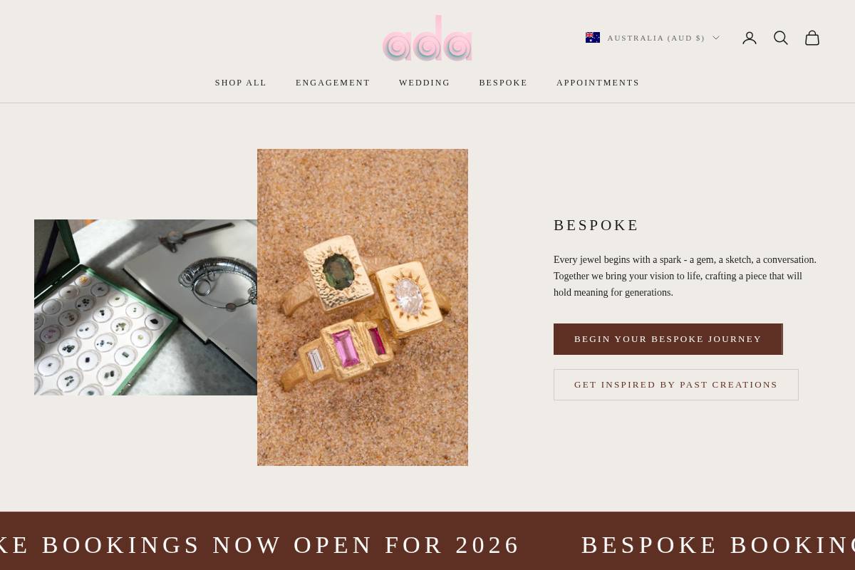 adahodgson.com homepage screenshot