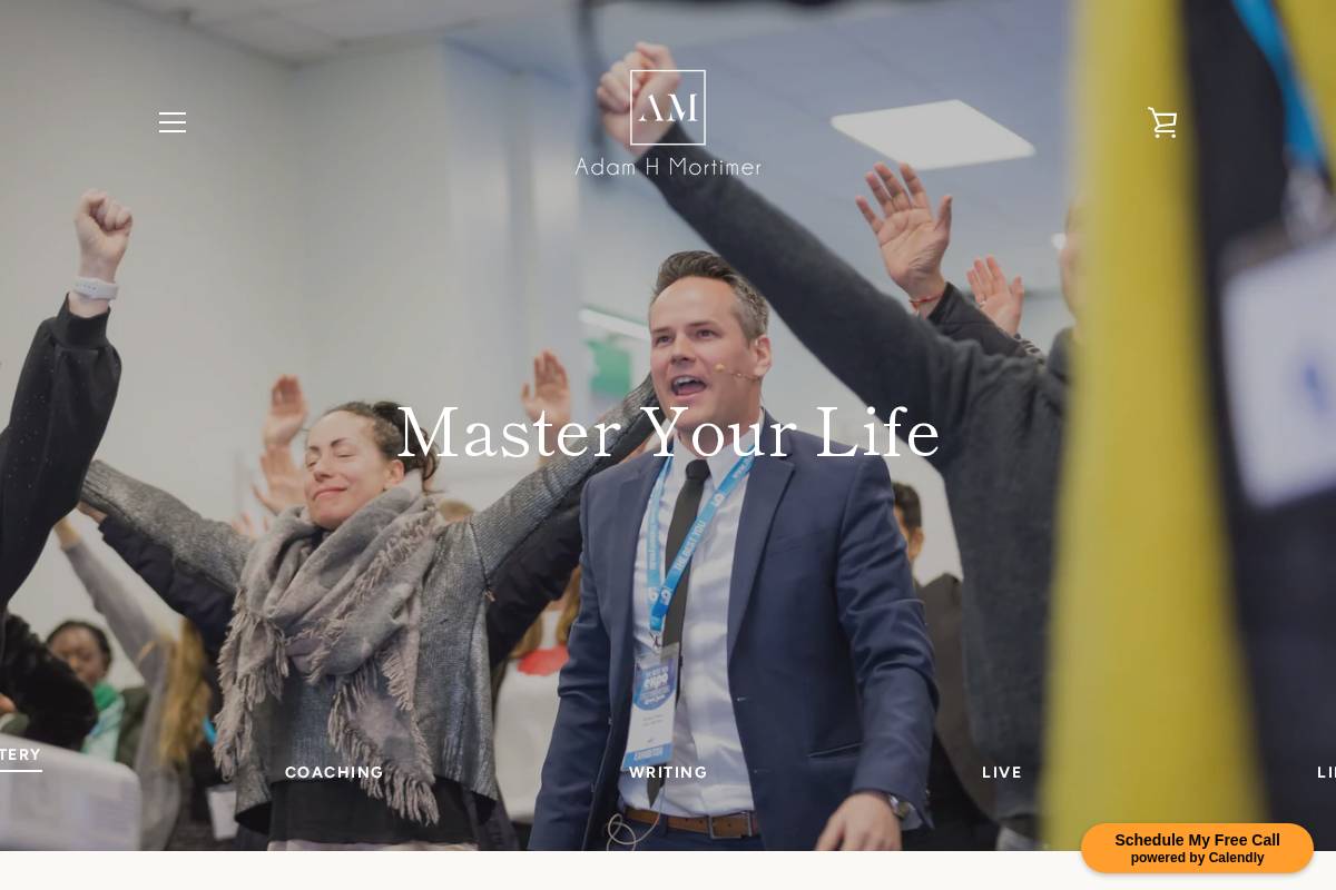 adamhmortimer.com homepage screenshot