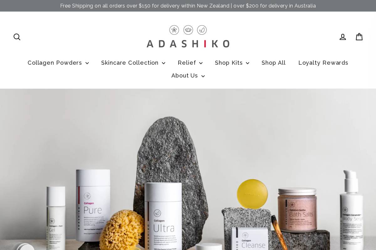 adashiko.com homepage screenshot
