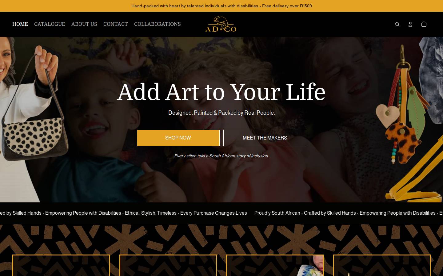 adco.shop homepage screenshot