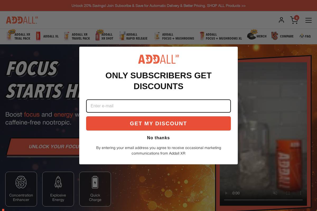 addallxr.com homepage screenshot