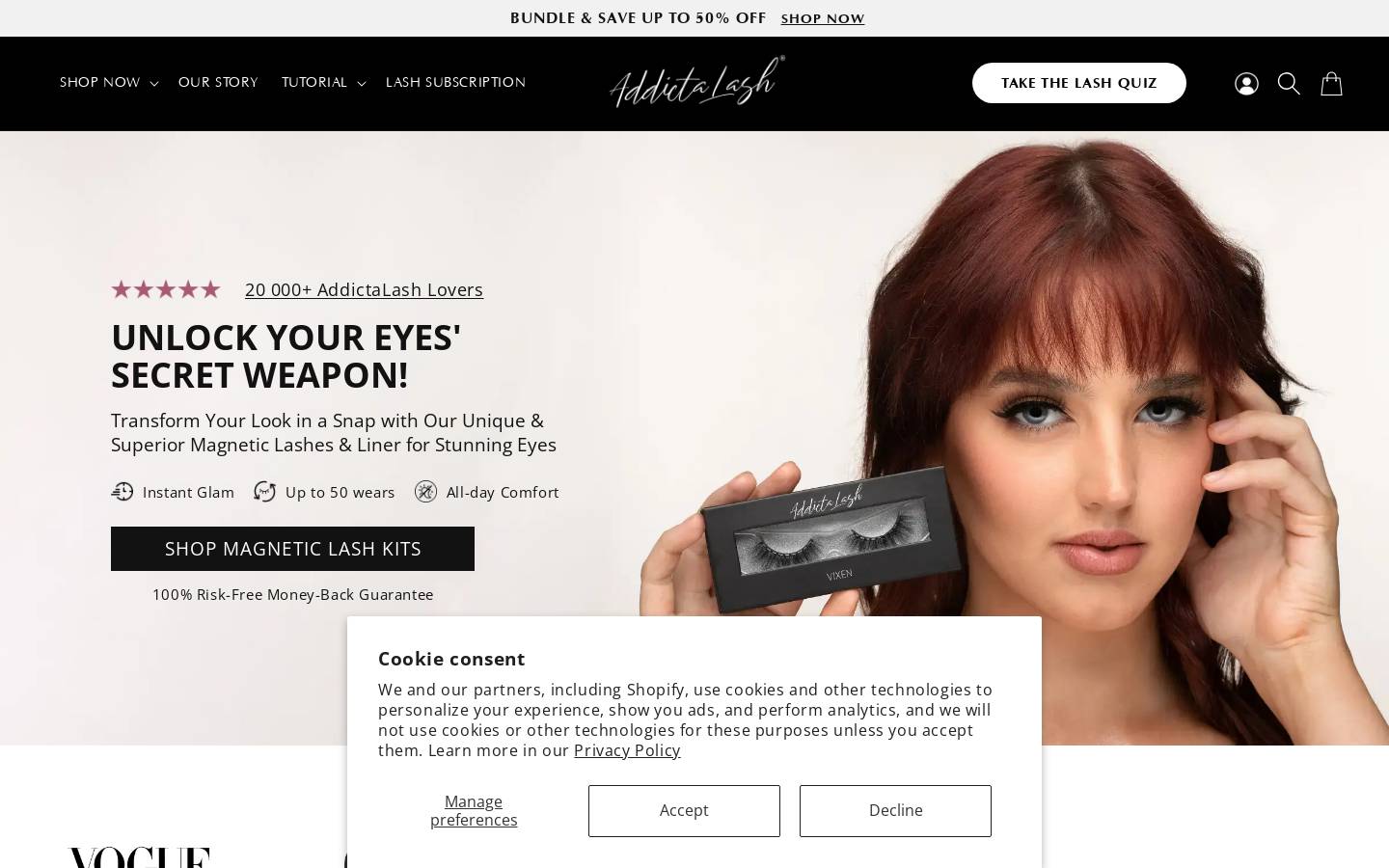 addictalash.com.au homepage screenshot