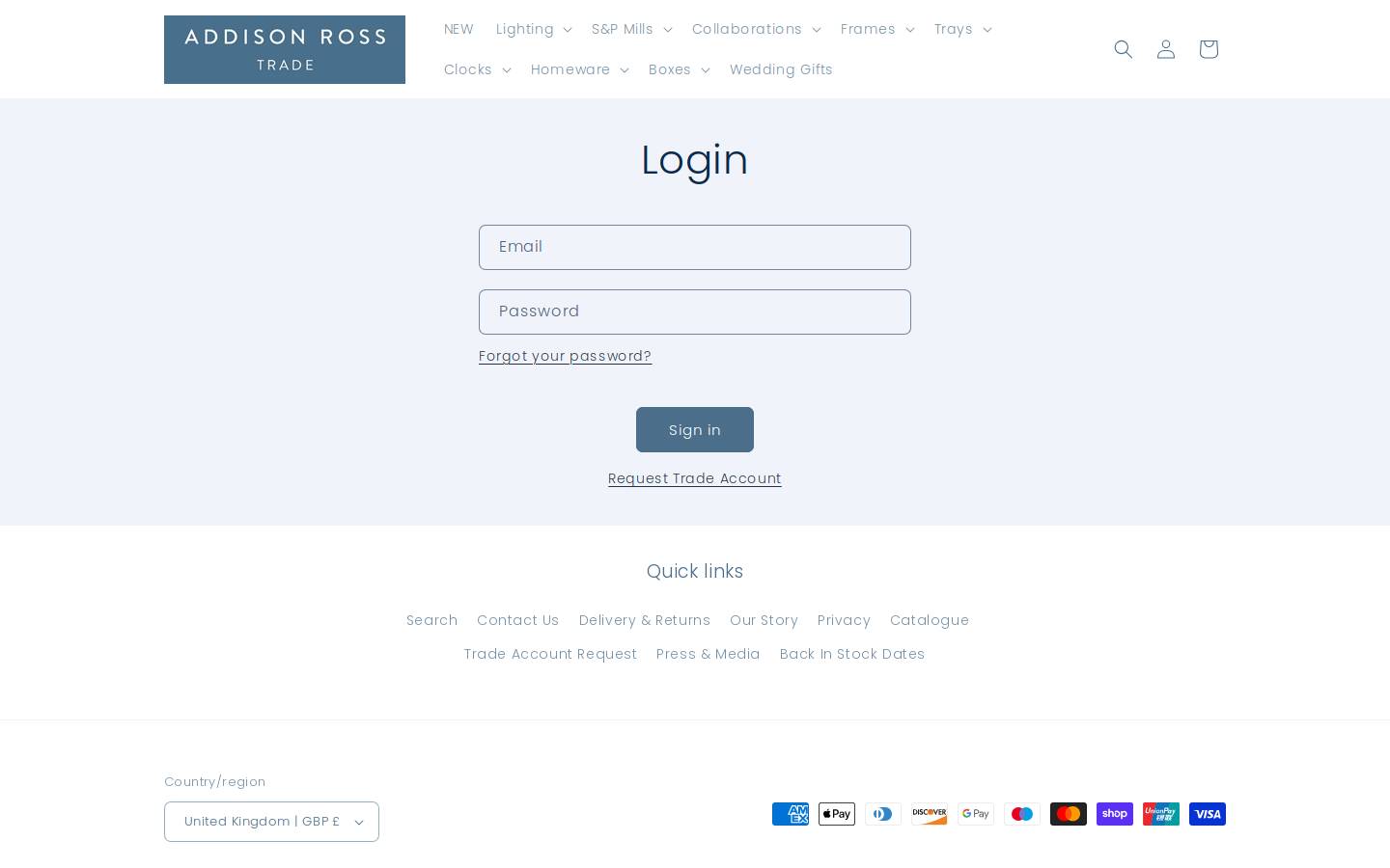 addison-ross.com homepage screenshot