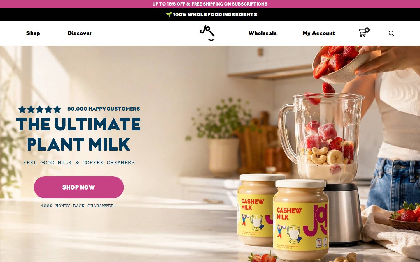 JOI homepage screenshot