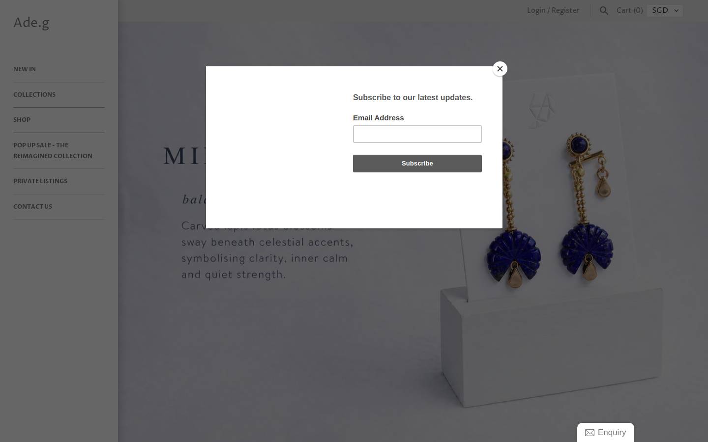 ade-g.com homepage screenshot